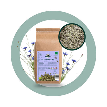 Kornblume als Pellets im 1kg Sack zum trocken füttern