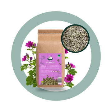 Malve Pellets im 1kg Sack zum trocken füttern
